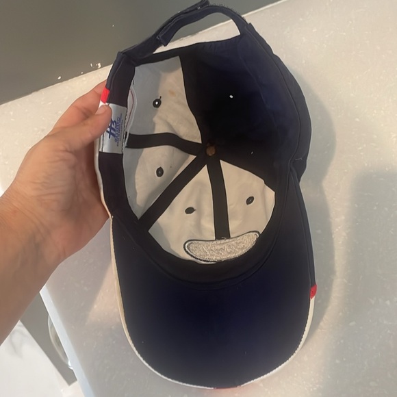 Official Ford Racing Strapback Hat NASCAR Adjustable Strap Checkered Flag Cap - Picture 6 of 7